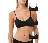 POMPEA 3 Pezzi Reggiseno Senza Ferretto, Brassiere Seamless in Morbida Microfibra con Spalla Stretta
