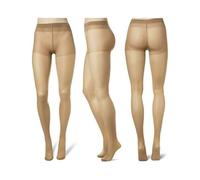 POMPEA 6 Collant donna Art. Top 15 Den vari colori e taglie (Nature, XL)