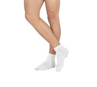 POMPEA 6 Paia Bike Socks Cotone, Bianco 35/38