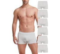 POMPEA 6 Pezzi Boxer Uomo in Morbida Microfibra, Mutande Uomo con Lavorazione a Coste