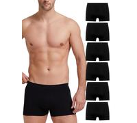 POMPEA 6 Pezzi Boxer Uomo in Morbida Microfibra, Mutande Uomo con Lavorazione a Coste