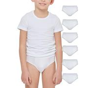 POMPEA 6 Pezzi Slip Bambino in Cotone, Mutande per Bambini