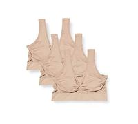Pompea Bra Wellness Reggiseno, Skin 2, XXL (Pacco da 3) Donna