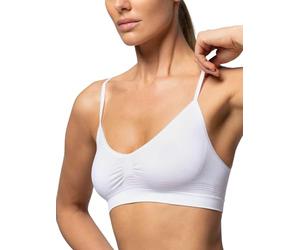 POMPEA Brassiere Seamless Reggiseno Donna (Pacco da 1)