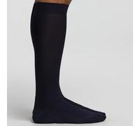 Pompea Calza Uomo Lunga Piquet 3 Paia Blu Taglia L/XL