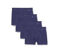 Pompea Costa Boxer Aderenti, Blu (New Navy 0649), Large (Taglia Produttore:L/XL) (Pacco da 4) Uomo