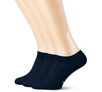 POMPEA Cotone Calzini alla Caviglia, Blu (Blu 0070), Taglia Produttore: 35 - 38 (Pachetto da 3), Donna