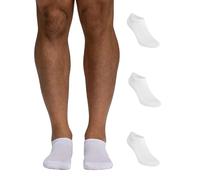Pompea Cotton Calzini alla Caviglia, Bianco (Bianco 0024), 47/50 (Taglia Produttore:47/49) (Pacco da 3) Uomo