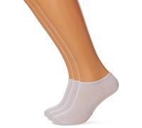 POMPEA Cotton Calzini alla Caviglia, Bianco (Bianco 0024), (Taglia Produttore:35/38) (Pacco da 3) Donna