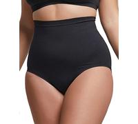 POMPEA guaina donna slip vita alta comfort size in microfibra art. 89624250 (XXL, nero)