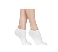 POMPEA Mini Calza Soft Spugna Cotone 6 Paia Taglia Unica Interno Spugna Colori Bianco