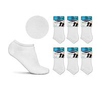 POMPEA Mini Calza Soft Spugna Cotone 6 Paia Taglia Unica Interno Spugna Colori Bianco Taglia Taglia Unica