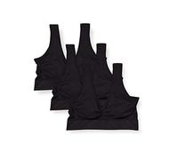 Pompea Pack 3 Pezzi Brassiere Wellness Microfibra Nero