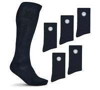 POMPEA Pack 6 Paia Calze Uomo Microfibra Colori Assortiti (6 Paia Blu - 39/42)