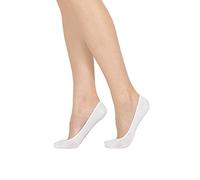 POMPEA Pack 6 Paia Salvapiede Uomo Nero Bianco Cotone Antiscivolo (6 Paia Bianco - 43/46)