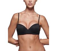 POMPEA Rgs Alya Feel, Reggiseno push up Donna, Nero, L confezione da 3