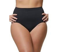 POMPEA Slip Donna in Morbida Microfibra, Mutande Donna Senza Cuciture a Vita Alta con Supporto FIanchi e Glutei