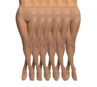 POMPEA VANI 15 Collant, Creme Caramel, L Donna