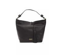 Pompei Donatella Black Leather Women Shoulder Bag