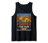 Pompei Fun Run 79 d.C. Divertente Parodia di Geologia del Vulcano Canotta