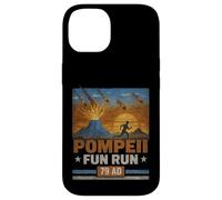 Pompei Fun Run 79 d.C. Divertente parodia di geologia del vulcano Custodia per iPhone 14
