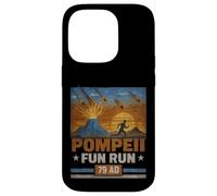 Pompei Fun Run 79 d.C. Divertente parodia di geologia del vulcano Custodia per iPhone 14 Pro