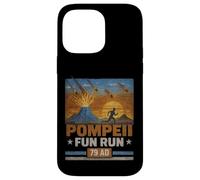 Pompei Fun Run 79 d.C. Divertente parodia di geologia del vulcano Custodia per iPhone 14 Pro Max