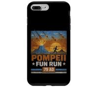 Pompei Fun Run 79 d.C. Divertente parodia di geologia del vulcano Custodia per iPhone 7 Plus/8 Plus