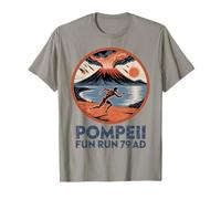 Pompei Fun Run 79 d.C. Divertente Storia dell'umorismo Antico Maglietta