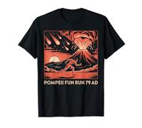 Pompei Fun Run 79 d.C. Vulcano Divertente Geografia Vulcanologo Maglietta