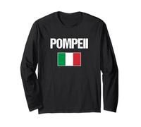 Pompei Italia Bandiera Italiana Pompeii Maglia a Manica