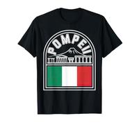 Pompei Italia Bold Outline Travel Souvenir Maglietta