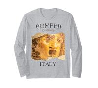 Pompei Souvenir Uomo Donna Italiano Antiche Mura Affreschi Maglia a Manica