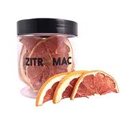 Pompelmo da Cocktail Essiccato, Frutta Seca senza Zucchero per Decorazione, Guarnizione, Pasticceria, Natale, Bevande, Fetta di Pompelmo Secco Naturale al 100% senza Additivi, Pompelmo Essiccato(45g)