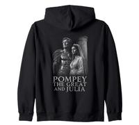 Pompeo Il Grande E Julia Storia Romana Felpa con Cappuccio