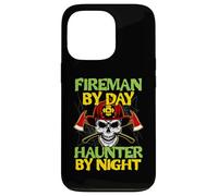 Pompiere di Day Haunter di notte Vigile del fuoco spaventoso Custodia per iPhone 13 Pro