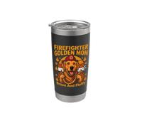 Pompiere Golden Mom Coraggioso E Fluffy Bicchiere termico in acciaio inox doppia parete