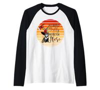 Pompiere papà Marito Protettore Eroe Patriottico Tramonto GRAP Maglia con Maniche Raglan