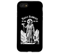Pompiere Pompiere Patrono San Floriano Vigili del Fuoco Vintage Custodia per iPhone SE (2020) / 7/8