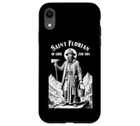 Pompiere Pompiere Patrono San Floriano Vigili del Fuoco Vintage Custodia per iPhone XR