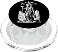 Pompiere Pompiere Patrono San Floriano Vigili del Fuoco Vintage PopSockets PopGrip per MagSafe