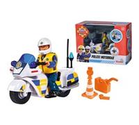 Simba 109251092 Fireman Sam Police Motorcycle with Malcolm Figure & Accessories,
