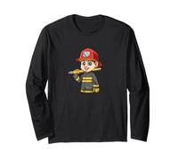 Pompiere Studente Bambino delle Elementari Maglia a Manica