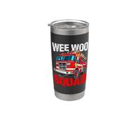 Pompiere Wee Woo Squad Vigili del Fuoco Camion Giochi di parole Pompiere Bicchiere termico in acciaio inox doppia parete