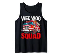 Pompiere Wee Woo Squad Vigili del Fuoco Camion Giochi di Parole Pompiere Canotta