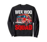 Pompiere Wee Woo Squad Vigili del Fuoco Camion Giochi di Parole Pompiere Felpa