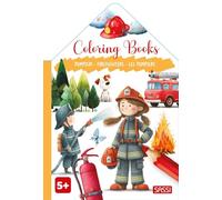 Pompieri-Firefighters-Les pompiers. Colouring books. Ediz. a colori