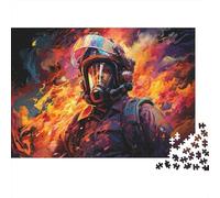 Pompieri in azione Puzzle DIY Da 1000 Pezzi, Per Adulti & Adolescenti, Carta Premium Resistente, Decorazione Murale, Regalo Di Pasqua, Puzzle Decorativo 52x38cm/1000pcs
