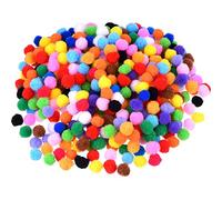Pompom per artigianato e forniture per fai da te, 500 pezzi, colori assortiti da 1 cm, convenienti e durevoli, professionali e alla moda