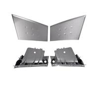 POMPOMPUR Coprimaniglia Interna Grigia Per Auto, Fibbia Porta, Coprimano, Base Bracciolo Per Citroën C1 2005 2006 2007 2008 2009 2010 2011 2012 2013 2014(4 PZ)